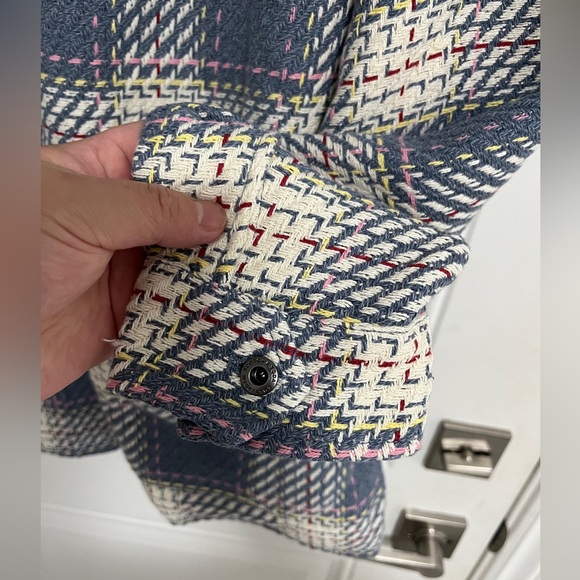 NWT - Scotch & Soda Women’s Lightweight Checked Woven Jacket - Size M - Picture 10 of 16